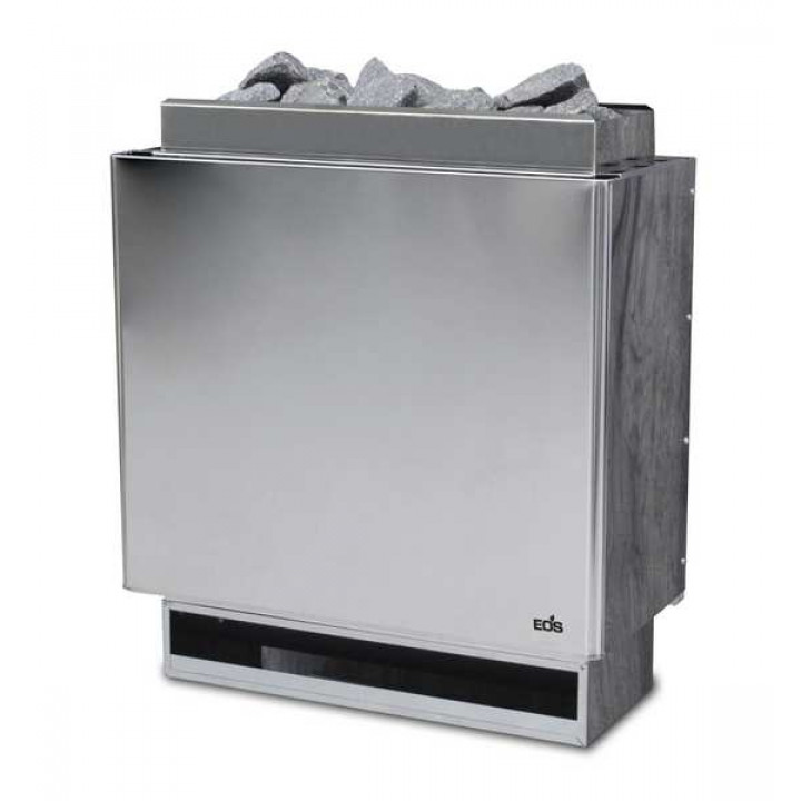 Stufa elettrica per sauna - EOS P1 W, finitura acciaio inox
