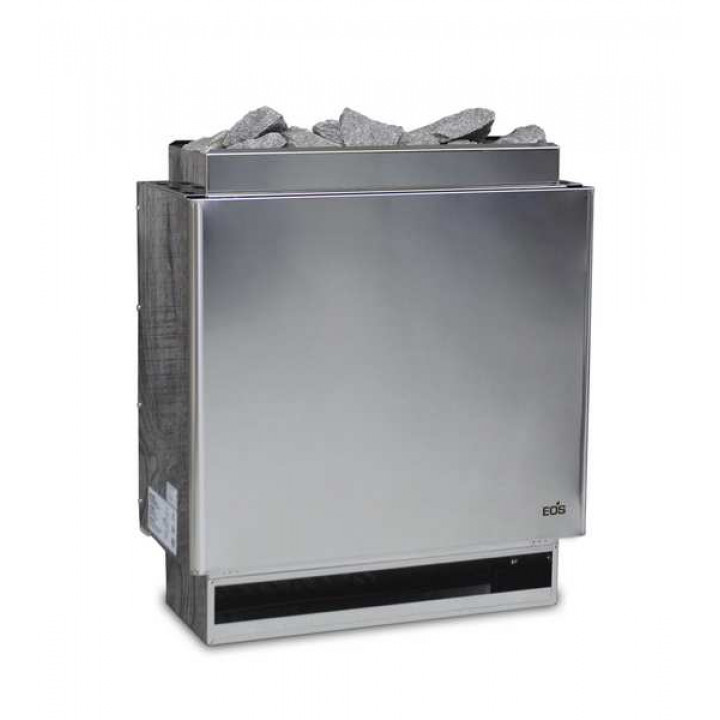 Stufa elettrica per sauna - EOS P1 W, finitura acciaio inox