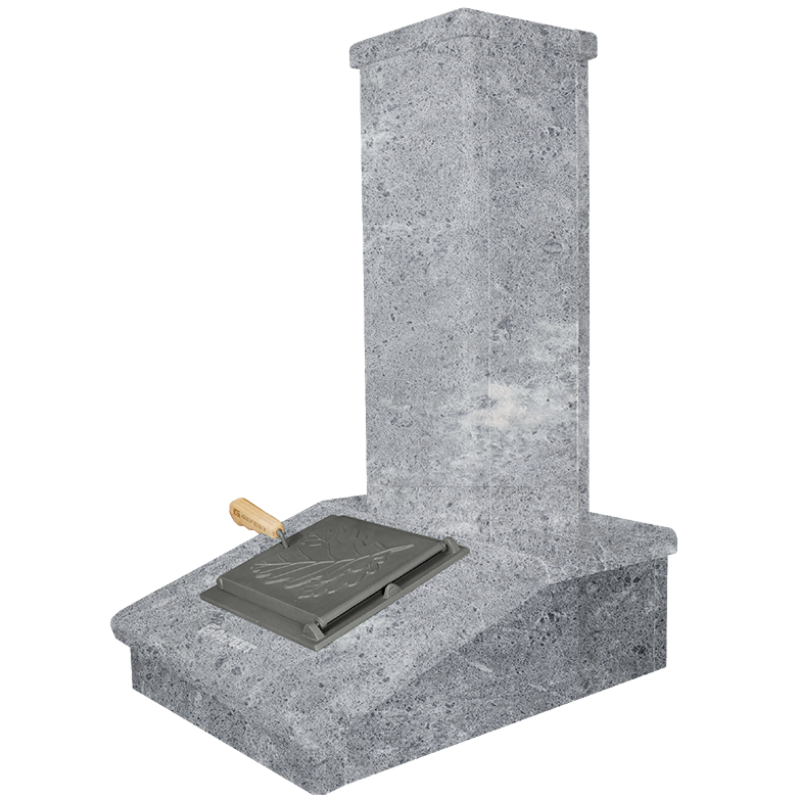 Finitura camino in pietra, pietra ollare, 790 mm Finitura camino in pietra, pietra ollare, 790 mm