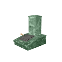 Finitura camino in pietra, serpentino, 540 mm - 0