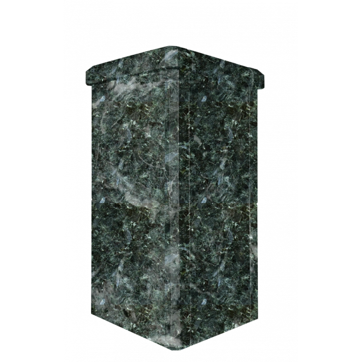 Finitura camino in pietra, Serpentine scuro, 540 mm