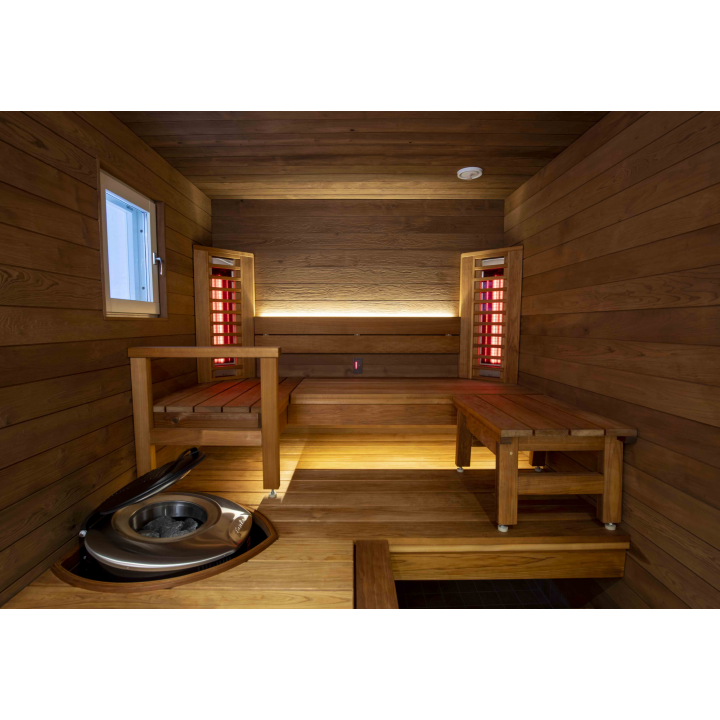 Riscaldatore elettrico per sauna - HARVIA Forte AFB6 6kW, nero