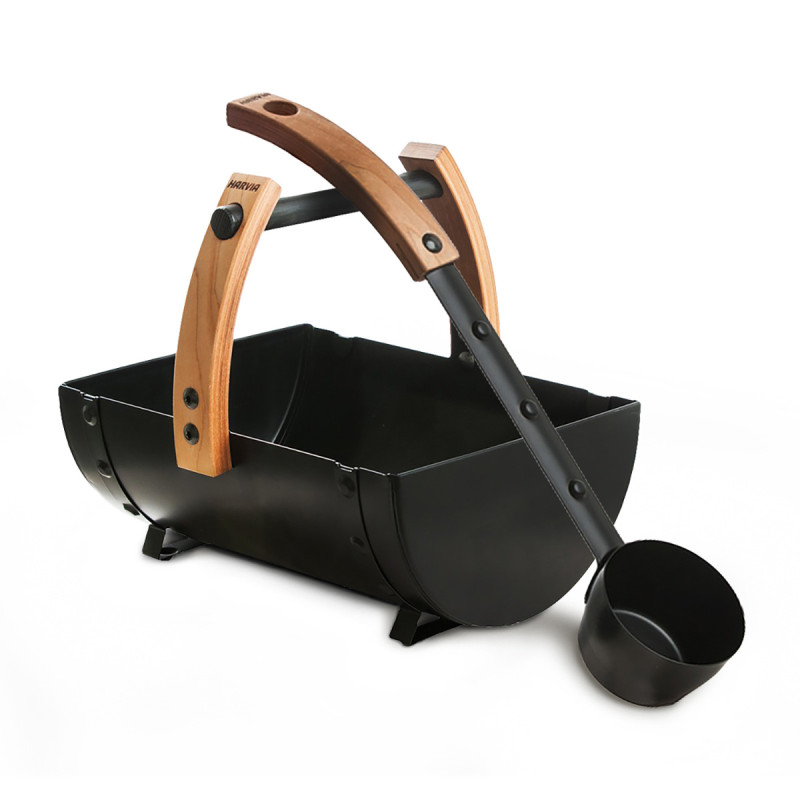 HARVIA Legend set secchio e mestolo PIÙ VAPORE, PREMIUM 8 L