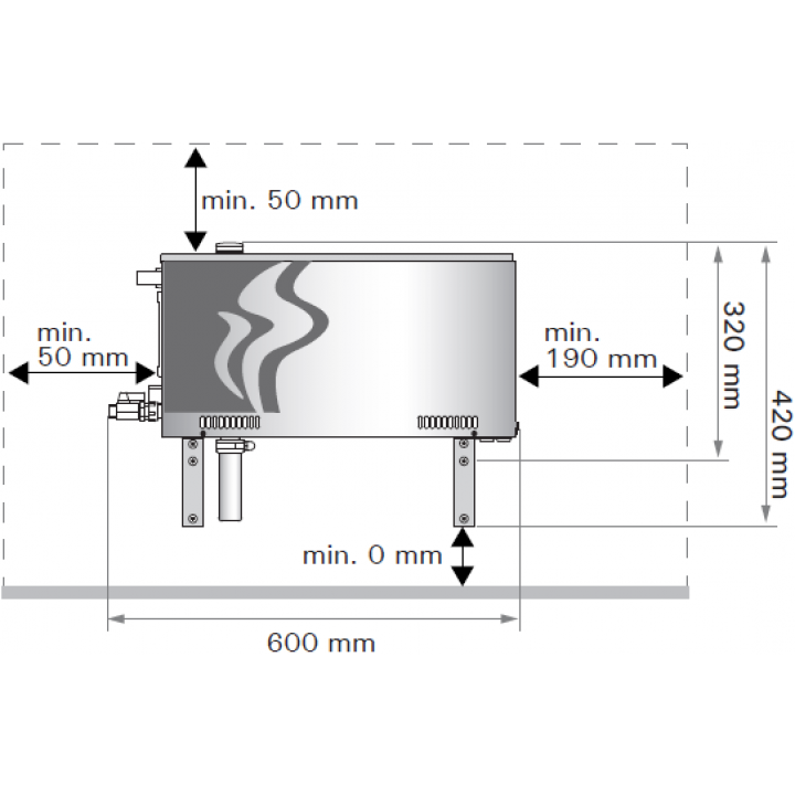 Generatore di vapore - HARVIA Helix HGX - WiFi