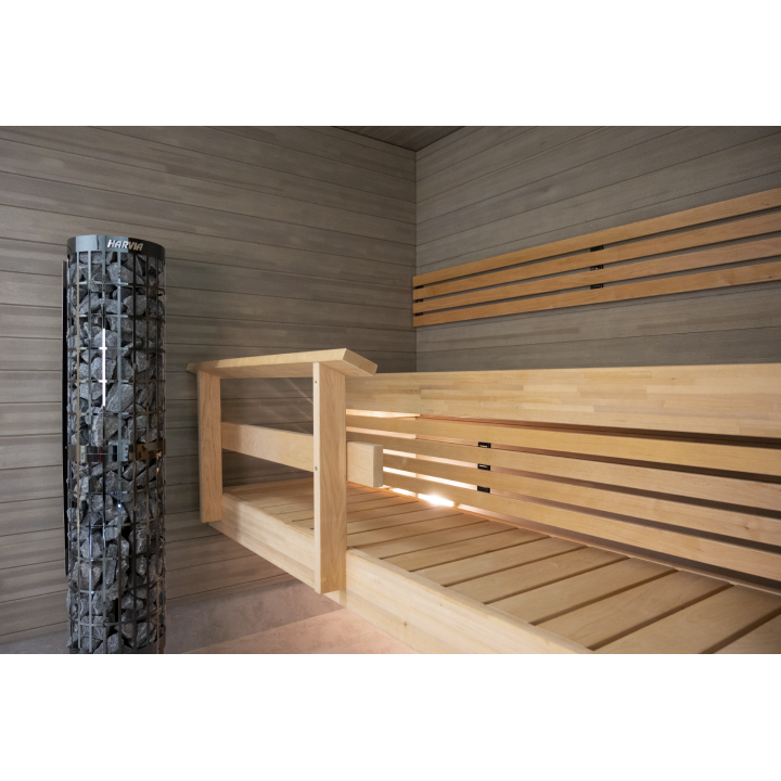 Riscaldatore elettrico per sauna - HARVIA Cilindro Black Steel PC66 6,6 kW