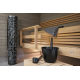 Riscaldatore elettrico per sauna - HARVIA Cilindro Black Steel PC66 6,6 kW