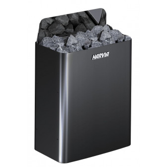 Riscaldatore elettrico per sauna - HARVIA The Wall Black Steel SW60E 6 kW