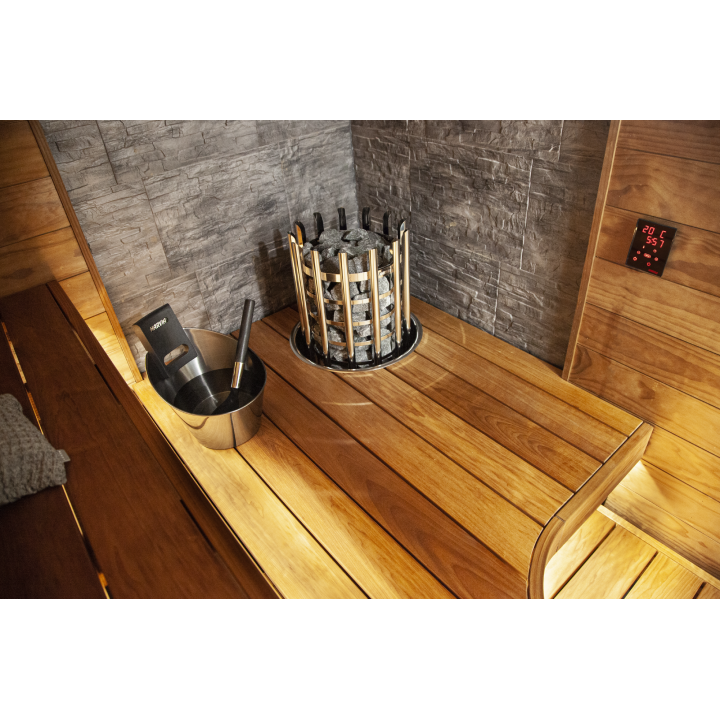 Stufa elettrica per sauna - HARVIA Glow TRT70EE 6,8kW