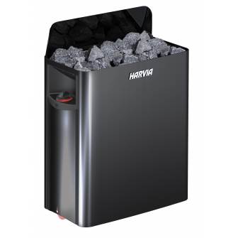 Riscaldatore elettrico per sauna - HARVIA The Wall Black Steel SW45 4,5 kW
