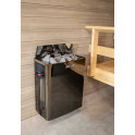Stufa elettrica per sauna - HARVIA The Wall Black Steel SW80 8 kW - 3