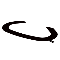 Flangia di incasso - HARVIA Delta HD1  Flangia di incasso - HARVIA Delta HD1