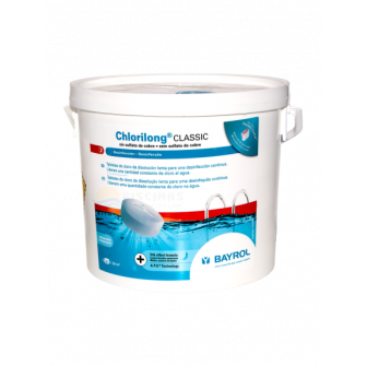 Compresse di cloro a lenta solubilità Chlorilong Classic 250, 5 kg