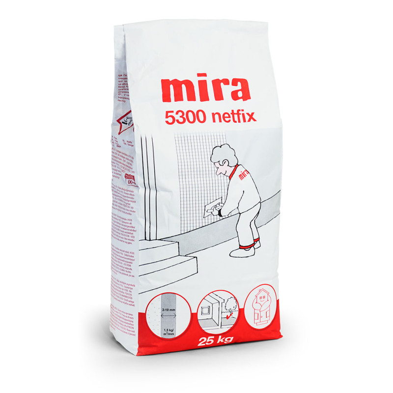 Intonaco rinforzato collante MIRA 5300 Netfix
