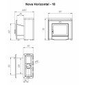 Stufa a legna per sauna - NOVA ORIZZONTALE 26 - 6