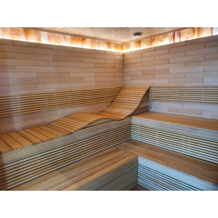 Rivestimento sauna in tiglio, classe AB