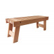 Panca per sauna, ontano 1005 x 370 x 400 mm