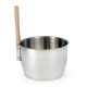 Set secchio e mestolo per sauna, MORE STEAM, OPTIMAL 4 L