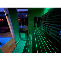 PROIETTORE A LED SAUFLEX RGB, CON CENTRALINA  PROIETTORE A LED SAUFLEX RGB, CON CENTRALINA