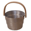 Set secchio e mestolo SAUNIA PYORRE 6 l, alluminio - 1