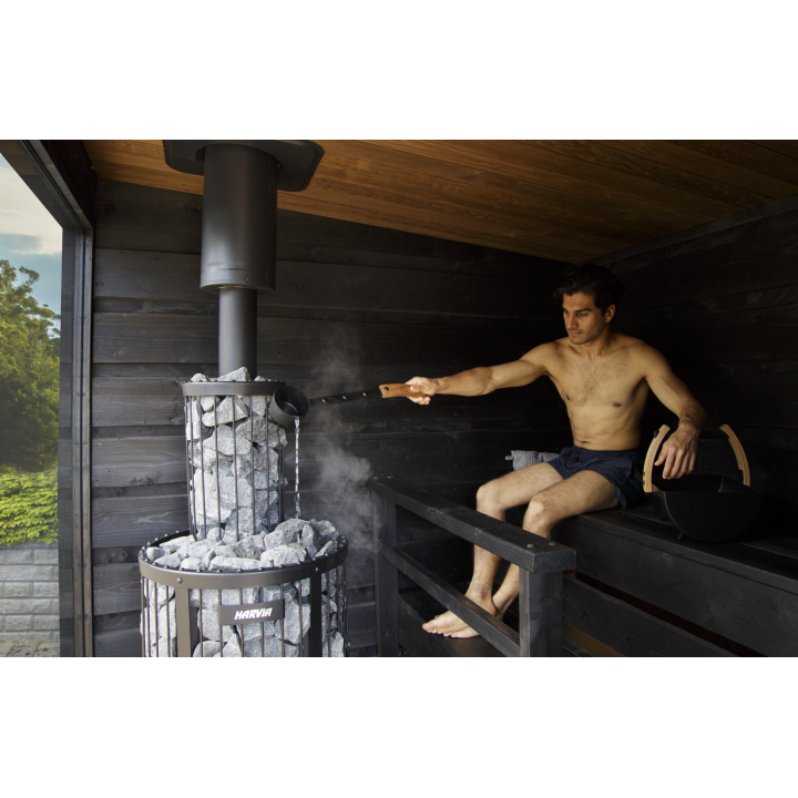Sauna HARVIA Legend con stufa a legna