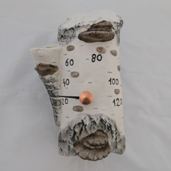 Termometro per sauna in ceramica - betulla  Termometro per sauna in ceramica - betulla