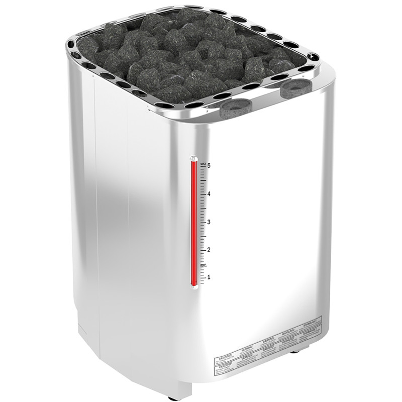 Stufa elettrica per sauna – SAWOTEC Savonia Combi, senza unità di controllo 10,5 kW