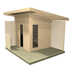 Sauna esterna HARVIA Solide Compact  Sauna esterna HARVIA Solide Compact