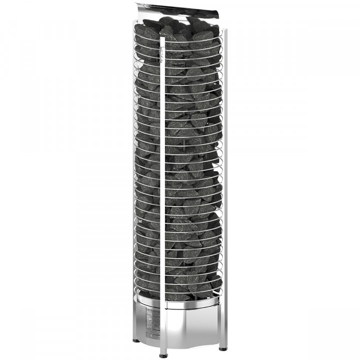 Stufa elettrica per sauna – SAWOTEC Tower Wall, senza unità di controllo 6 kW