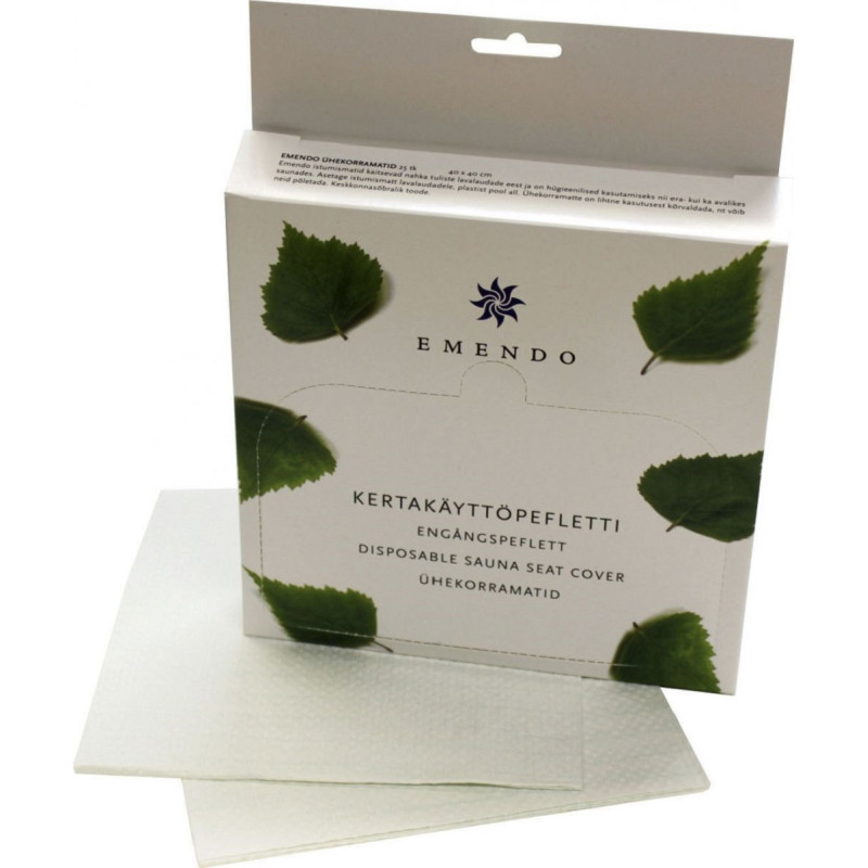 Tappetini monouso per sauna EMENDO, 25 pz.