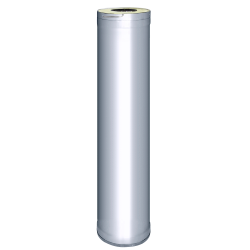 Canna fumaria in acciaio HARVIA 1,5 m  Canna fumaria in acciaio HARVIA 1,5 m