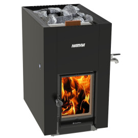 Stufa a legna per sauna - HARVIA Linear 22 GreenFlame ES  Stufa a legna per sauna - HARVIA Linear 22 GreenFlame ES