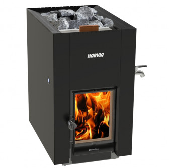 Stufa a legna per sauna - HARVIA Linear 22 GreenFlame ES