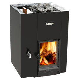 Stufa a legna per sauna - HARVIA Linear 22 GreenFlame LS  Stufa a legna per sauna - HARVIA Linear 22 GreenFlame LS