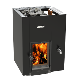 Stufa a legna per sauna - HARVIA Linear 22 GreenFlame RS  Stufa a legna per sauna - HARVIA Linear 22 GreenFlame RS