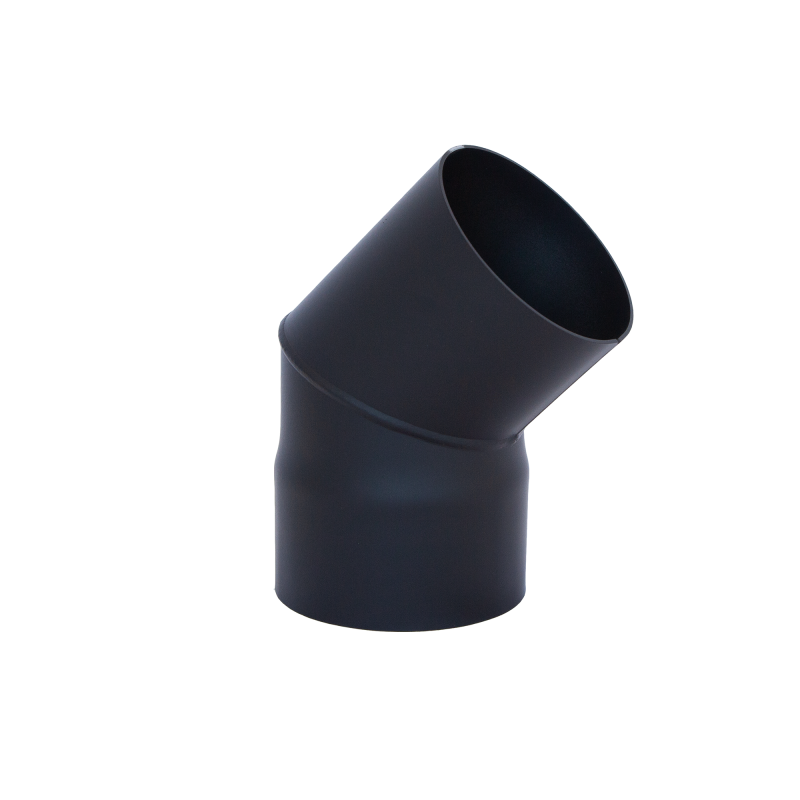 Gomito HARVIA 45°, nero