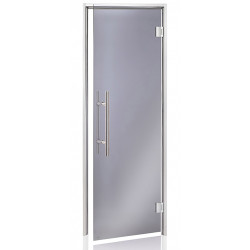 Porte in vetro AD COMFORT per sauna a vapore, grigio