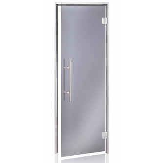 Porte in vetro AD COMFORT per sauna a vapore, grigio