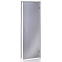 Porte in vetro AD per sauna a vapore, vetro grigio - 0