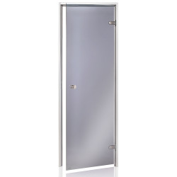 Porte in vetro AD per sauna a vapore, vetro grigio  Porte in vetro AD per sauna a vapore, vetro grigio