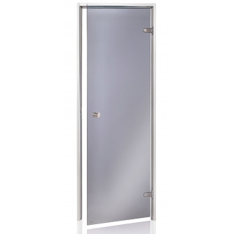 Porte in vetro AD per sauna a vapore, vetro grigio