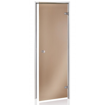 Porte in vetro AD per sauna a vapore, vetro bronzo