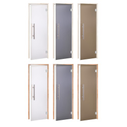 Porte per sauna in vetro AD LUX, vetro opaco  Porte per sauna in vetro AD LUX, vetro opaco