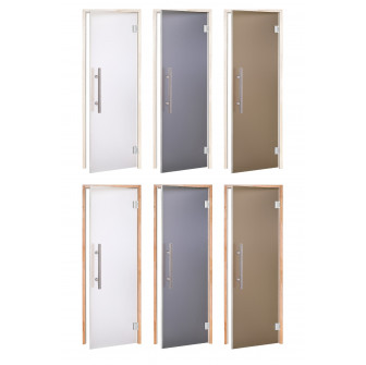 Porte per sauna in vetro AD LUX, vetro opaco
