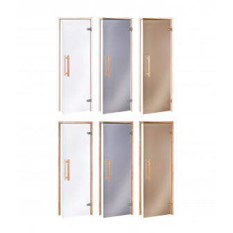 Porte per sauna in vetro NATURALE AD