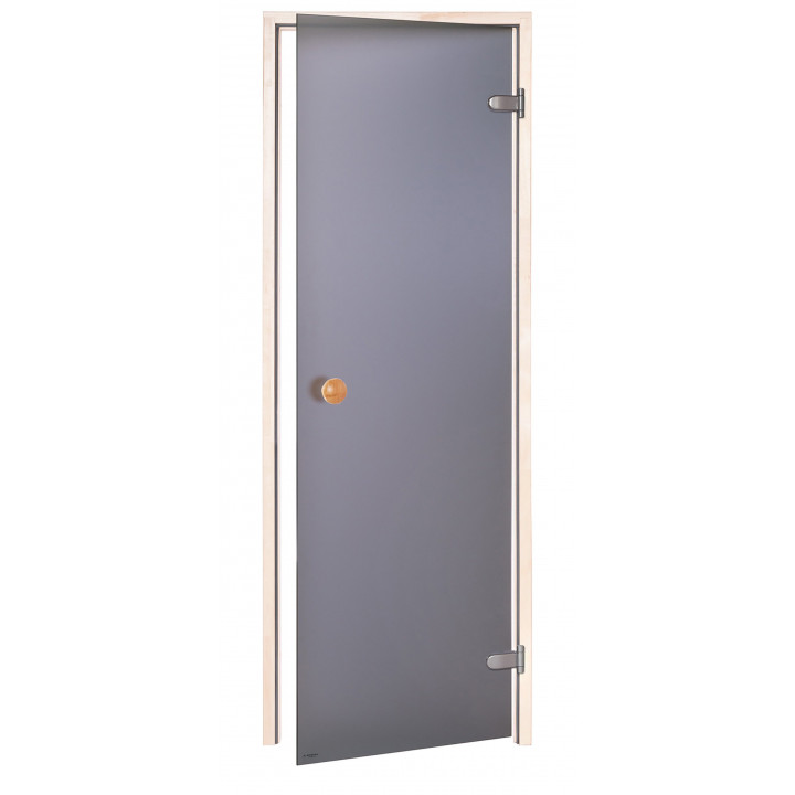 Porte per sauna in vetro AD STANDARD, vetro opaco, 80 x 210, Aspen, grigio opaco