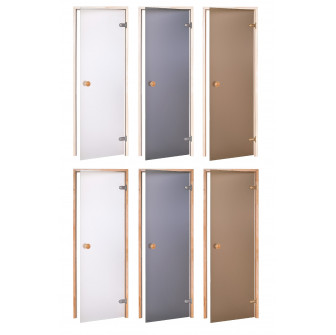 Porte per sauna in vetro AD STANDART, vetro opaco