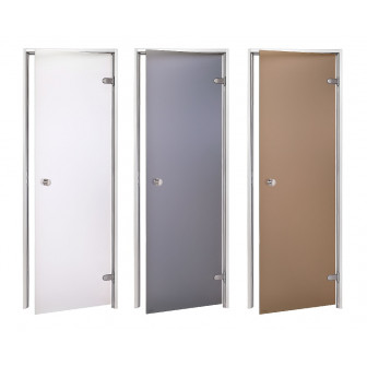 Porte in vetro AD per sauna a vapore, vetro opaco