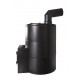 Stufa a legna per sauna - AITO AK-110 con pietre in ceramica