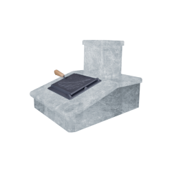 Finitura camino in pietra, Talkochlorite, 290 mm  Finitura camino in pietra, Talkochlorite, 290 mm