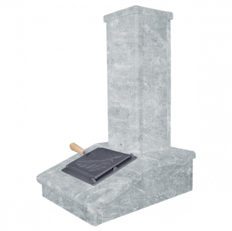 Finitura camino in pietra, Talkochlorite, 790 mm
